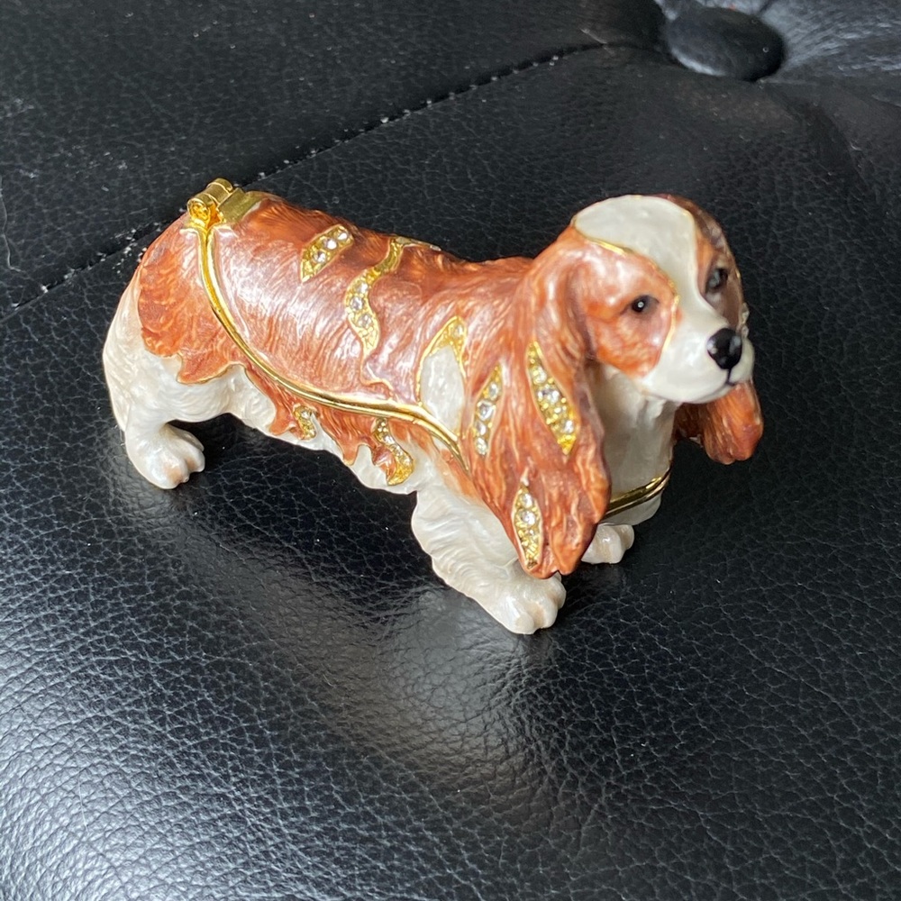 Cavalier King Charles trinket box